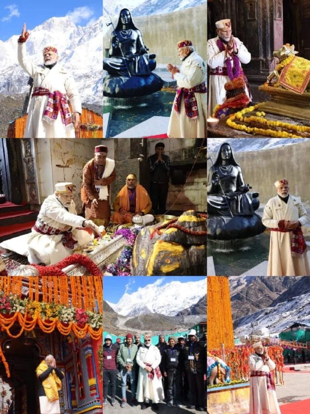 केदारनाथ में पीएम मोदी ने पहना चोला डोरा’, देखें फ़ोटोज़…
