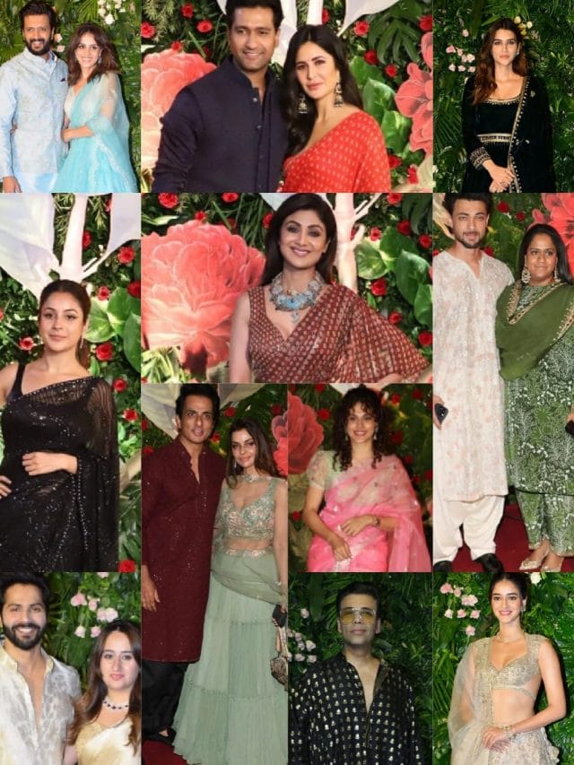 बॉलीवुड सितारों ने कुछ इस अंदाज में धूमधाम से मनाई  दिवाली पार्टी, यहां देखिए सभी तस्वीरें