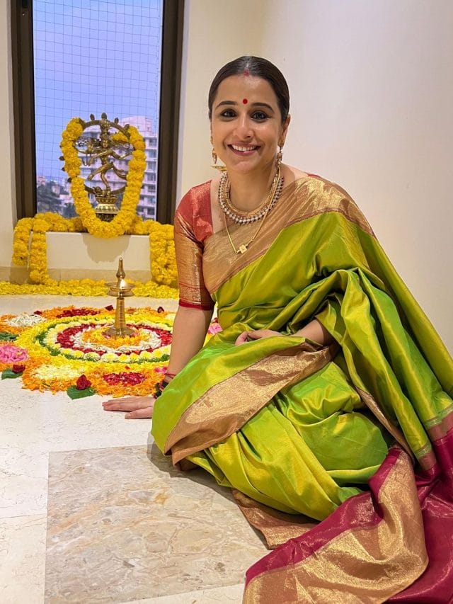 विद्या बालन का दिवाली सेलिब्रेशन शुरू, देखें यहाँ