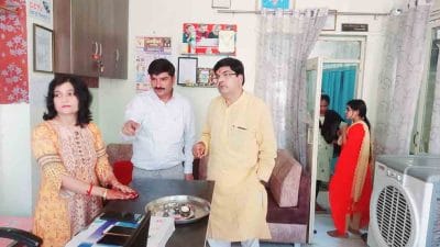 बाल अधिकार संरक्षण आयोग के अध्यक्ष द्रविंद्र मोरे ने किया किलकारी शिशु गृह का निरीक्षण