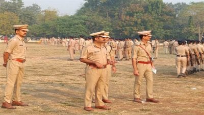 Indore : आयुक्त प्रणाली के बाद पुलिस कमिश्नर की पहली परेड, जवानों को दी ये सलाह