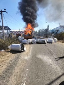 Jabalpur News : खड़े ट्रक में अचानक लगी आग, लाखों रुपए का सामान जलकर खाक