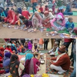 शिवपुरी में अनूठी अखंड रामायण के बाद विशाल भंडारा, सभी धर्मों के लोग हुए शामिल