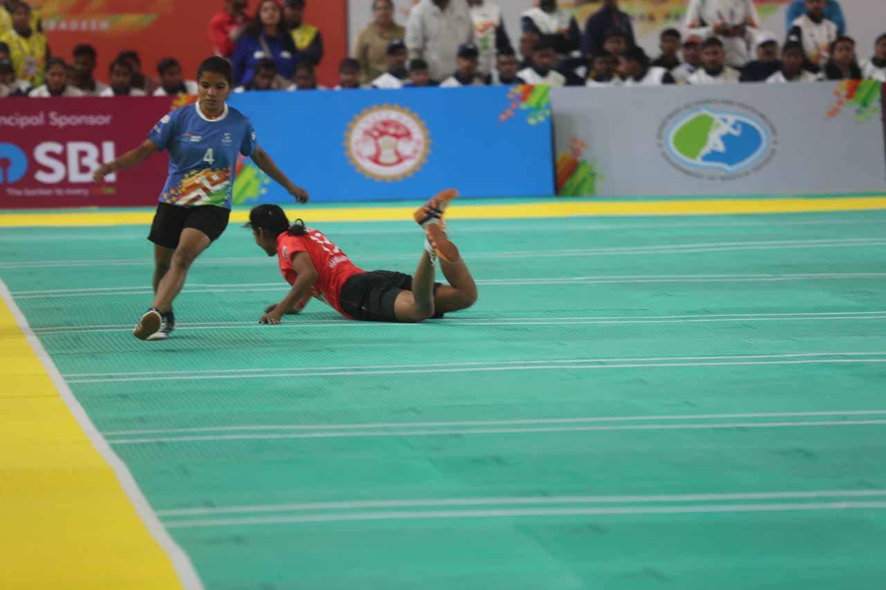 Khelo India Youth Games 2022 खोखो के फाइनल मैच में महाराष्ट्र और