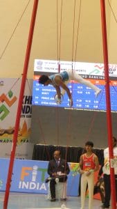 Khelo India Youth Games 2022 : जिम्नास्टों ने हैरतअंगेज प्रदर्शन कर किया रोमांचित, शटलर्स ने दिखाई प्रतिभा