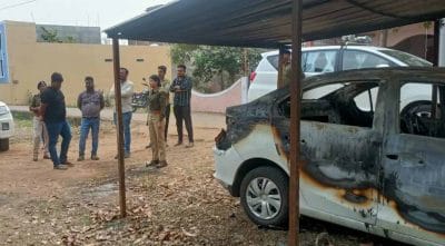 Betul News : उपद्रवियों ने फूंकी बंसल कंपनी की दो कारें, मामला दर्ज, आरोपियों की तलाश शुरू