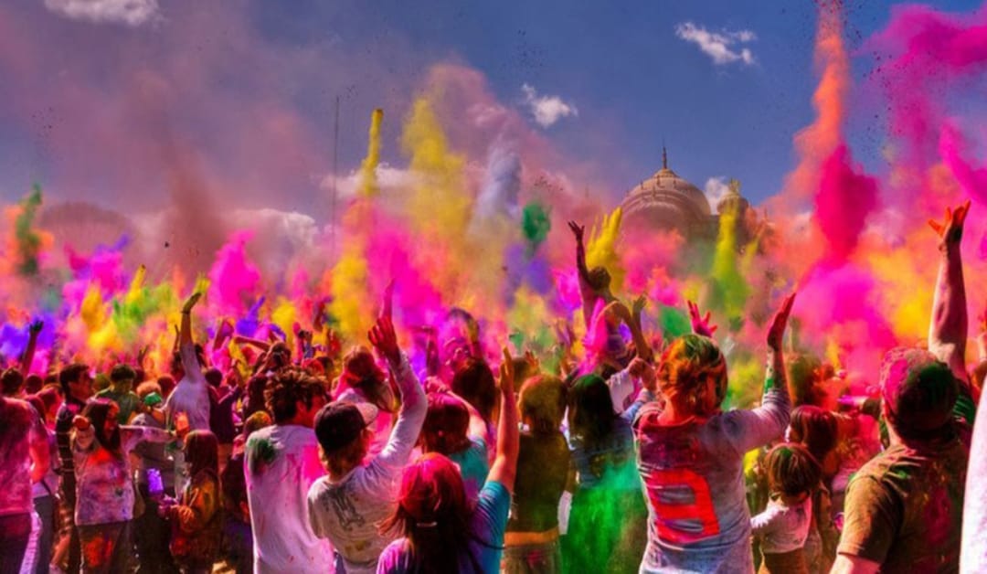 First Holi Of Universe