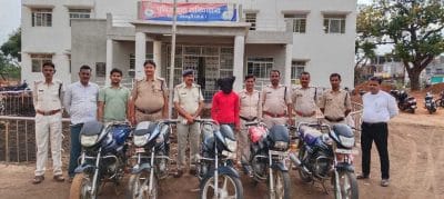 Shivpuri News : पुलिस ने किया बाइक चोर गिरोह का पर्दाफाश, आरोपी गिरफ्तार