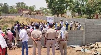 Katni News : डॉ. भीमराव आंबेडकर की मूर्ति तोड़ने से रोष, प्रदर्शनकारियों ने रखी चार सूत्रीय मांग