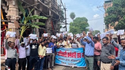 कर्मचारी संगठन की बड़ी तैयारी, 48 हजार कर्मचारियों की मांग लेकर पहुंचे भगवान की शरण में, सीएम शिवराज के लिए की ये प्रार्थना