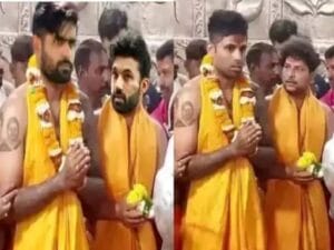 Pakistani Cricketer Mahakal Darshan Photo