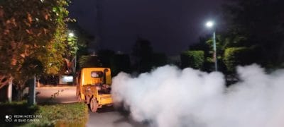 इंदौर में किया गया कीटनाशक दवाईयों का छिड़काव, पढ़ें पूरी खबर