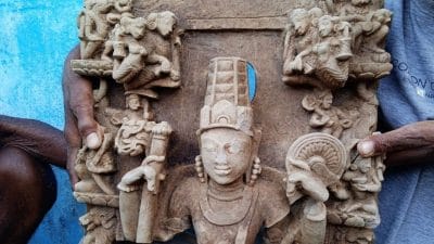 अनूपपुर में खुदाई के दौरान मिली भगवान विष्णु की खंडित मूर्ति, पहले भी मिल चुकी है दसवीं शताब्दी सूर्य देव की प्रतिमा