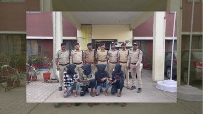 Indore News : चाकू की नोक पर लूट की वारदात को अंजाम देने वाले 4 आरोपी गिरफ्तार