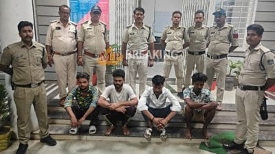 Neemuch पुलिस को मिली बड़ी सफलता, गुलाब गैंग के चार बदमाशों को किया गिरफ्तार