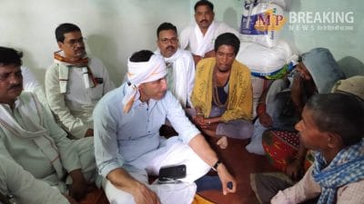 सागर में दलित युवती की संदिग्ध मौत के बाद जीतू पटवारी पीड़ित परिवार से मिले, राहुल गांधी ने फोन पर की बात, मदद का भरोसा दिया