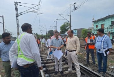 भोपाल मंडल रेल प्रबंधक का दौरा- निशातपुरा रेलवे स्टेशन का किया निरीक्षण