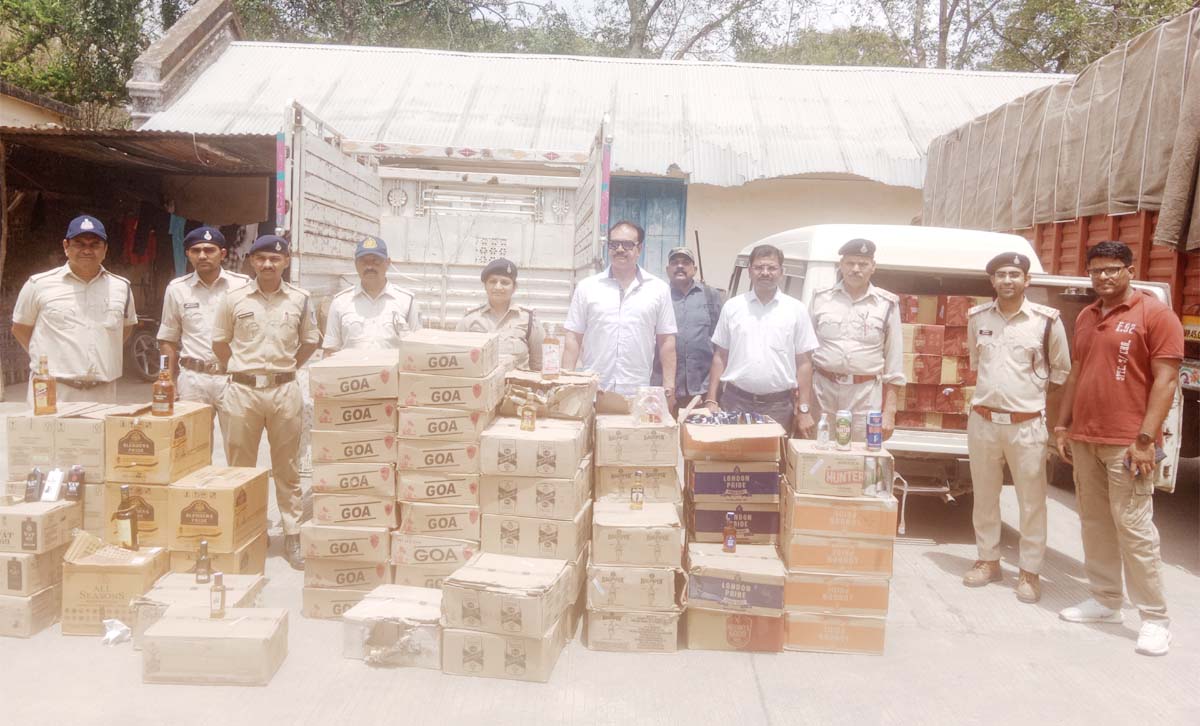 Alirajpur News : आबकारी विभाग की कार्रवाई, 45 लाख रुपए की अवैध शराब जब्त