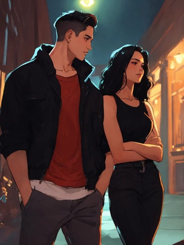 illustration of a college couple im a romantic vib (4)