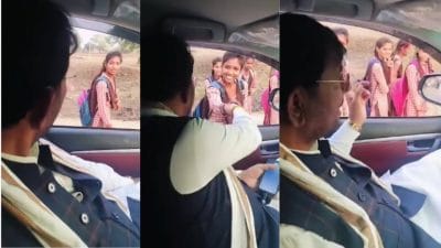 पैदल स्कूल जाती छात्राओं को देख मंत्री लखन पटेल ने रुकवाया काफिला, पूछा – साइकिल मिली, छात्रा ने बेबाकी से रखी अपनी राय, देखें वीडियो