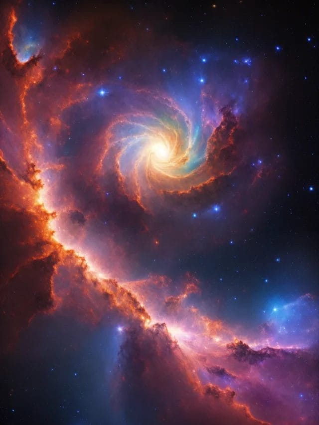 Create an image of a supernova explosion emanating