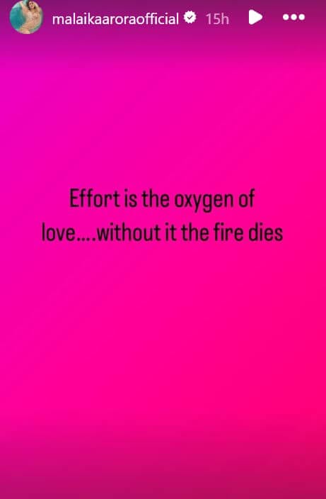 Arjun Kapoor on Malaika Arora