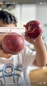 जानिए संजना गणेशन ने इंस्टाग्राम पर क्या शेयर किया
