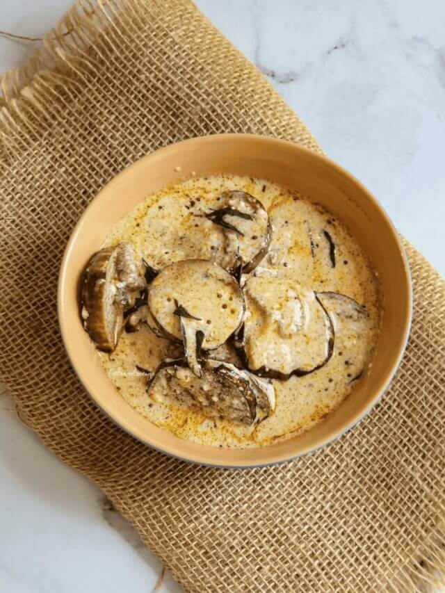 Brinjal-curd-gravy