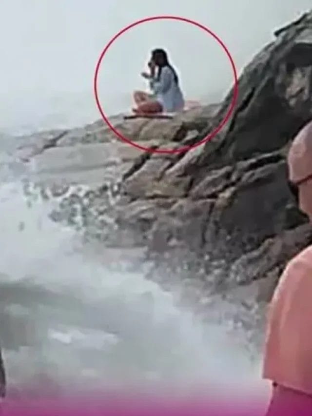 VIRAL VIDEO: समंदर किनारे योग में लीन थी 24 साल की एक्ट्रेस, अचानक आई लहर और फिर