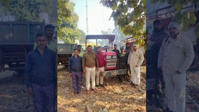 खनन माफियाओं के हौसले बुलंद, उत्खनन रोकने गई टीम पर किया हमला, दो वाहन जब्त