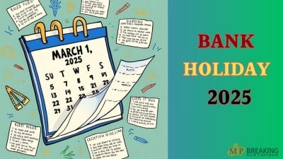 बैंक की छुट्टियां 2025 : जल्द निपटा लें सारे काम, 28 फरवरी से 28 मार्च के बीच इतने दिन बंद रहेंगे बैंक, बैंकिंग संबंधित वर्क होंगे प्रभावित!