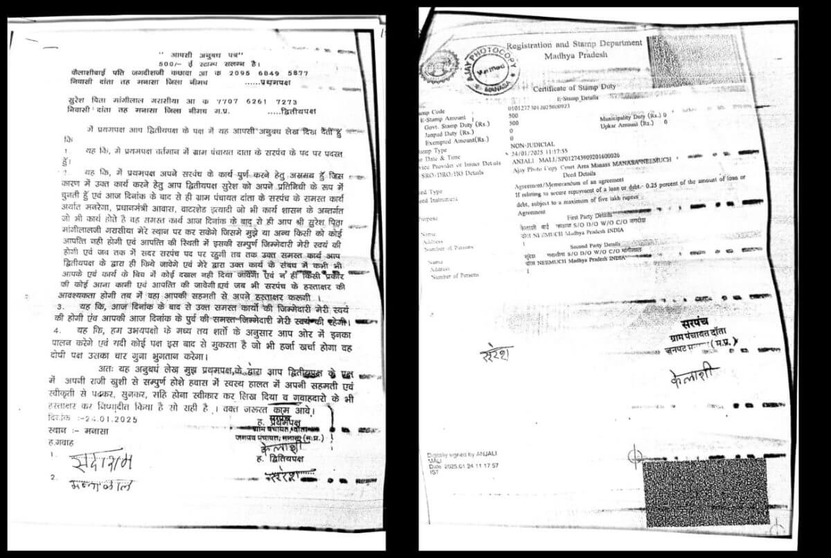 Sarpanch Neemuch Manasa