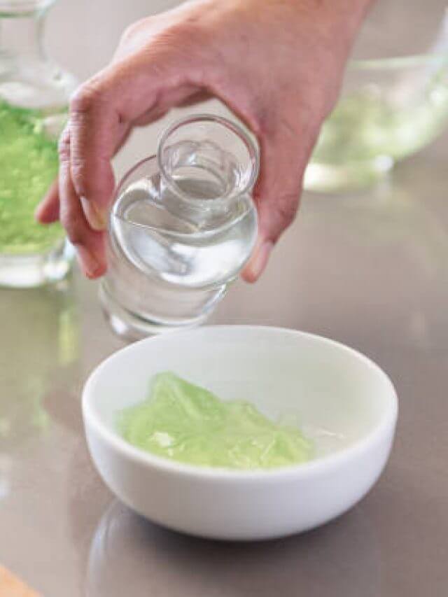 Homemade hand sanitizer