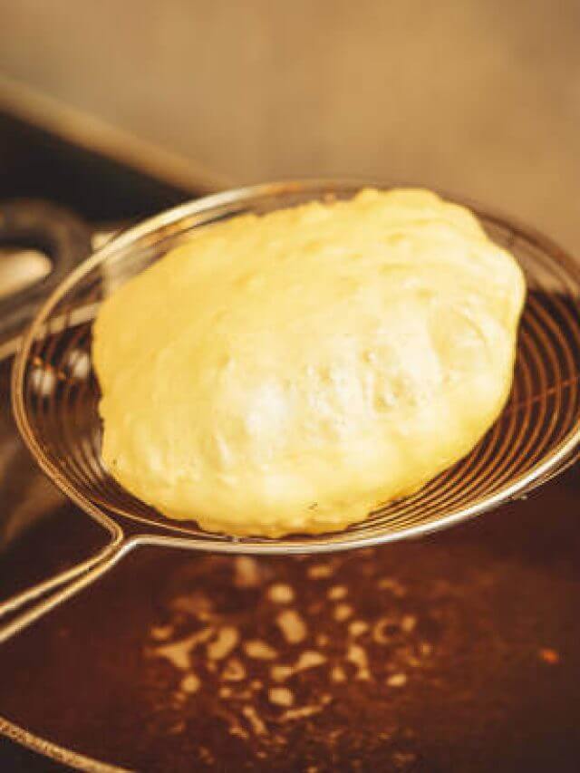 puri or poori indian delicious fast food made of wheat flour