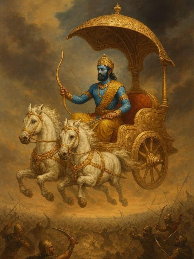 Mahabharat : क्यों युधिष्ठिर का रथ हवा में रहता था, और वह कब धरती पर आ गिरा?