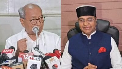 दिग्विजय सिंह बोले अल्पसंख्यक समाज को दुश्मन की नजर से देखा जा रहा, बाबा रामदेव के खिलाफ पहुंचे पुलिस थाने, सारंग का पलटवार