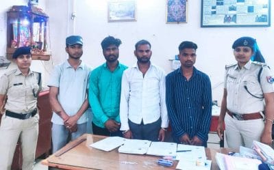 भोपाल स्टेशन पर संदिग्ध गतिविधियों में शामिल शातिर आरोपियों को आरपीएफ ने पकड़ा