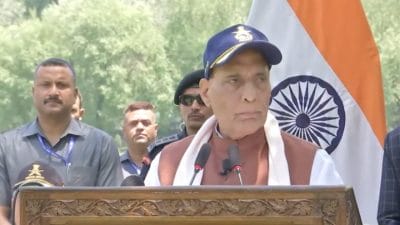 रक्षा मंत्री राजनाथ सिंह का जैसलमेर दौरा आज से, लोंगेवाला पोस्ट जाएंगे और आर्मी कमांडर्स कॉन्फ्रेंस में होंगे शामिल