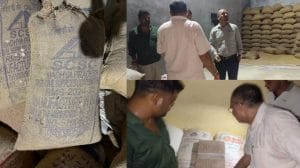 जिला प्रशासन का छापा, लाखों रुपये का पीडीएस का गेहूं और चावल पकड़ा, दूसरे जिलों में करता था सप्लाई
