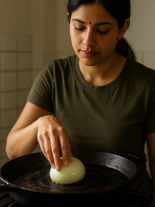 अब जले बर्तन घिसने की जरूरत नहीं बस प्याज से साफ करें और पाएं नई जैसी चमक