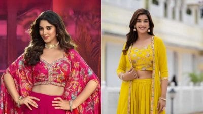 रक्षाबंधन पर चाहिए मॉडर्न लुक, ऐसे स्टाइल करें श्रग प्लाजो सेट