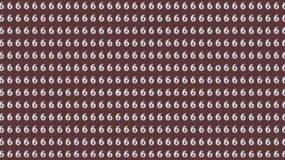 सिर्फ जीनियस ही 6 सेकंड में “6” के बीच छिपा “0” ढूंढ सकते हैं क्या आपमें है वो दम?