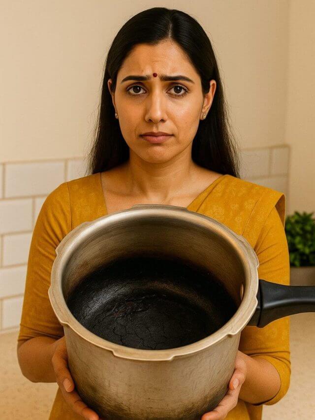कुकर में खाना जल गया और सोल काला पड़ गया इन देसी उपायों से करें कुकर को फिर से चमकदार