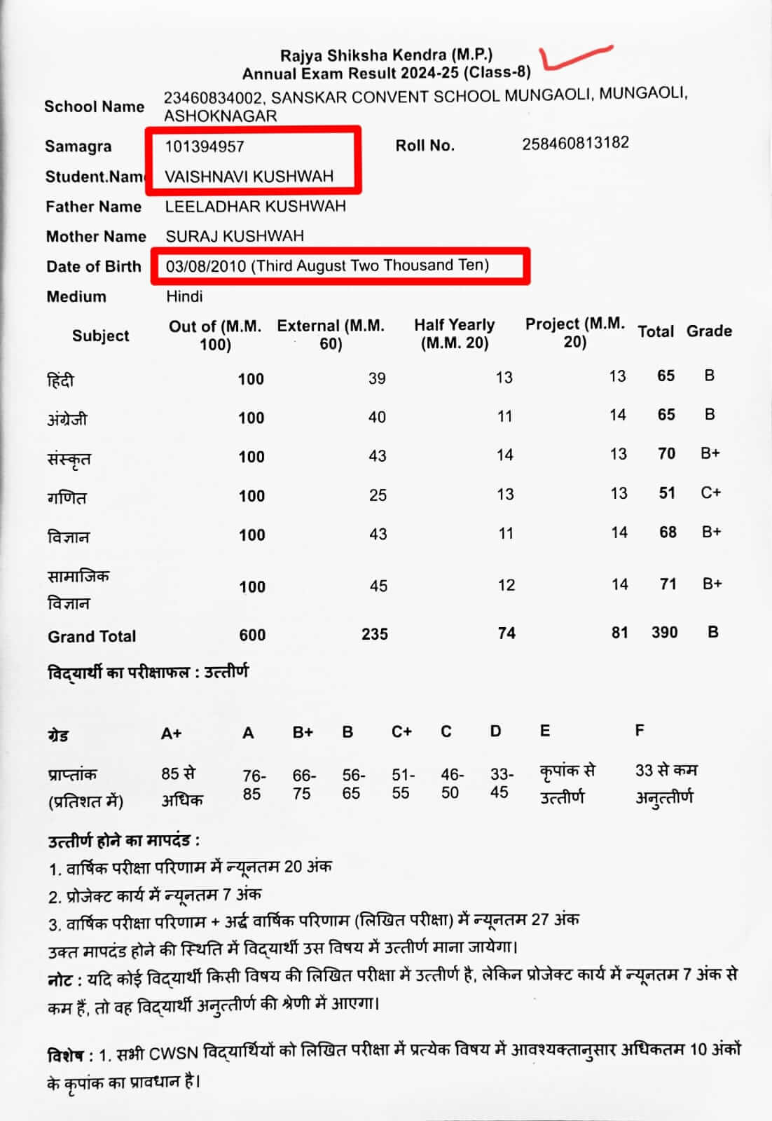 Ashoknagar News फर्जीवाड़ा: एक साल पहले जिस विद्यार्थी ने 5वीं पास की, एक साल बाद जारी हो गई 8वीं की मार्कशीट, शिक्षा विभाग की आंखें बंद