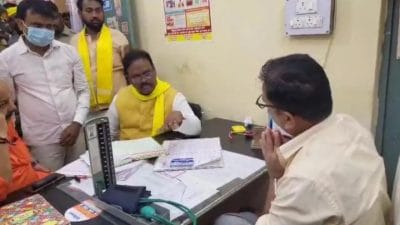 गाजीपुर में विधायक और डॉक्टर के बीच तीखी नोकझोंक, अस्पताल जांच के दौरान भड़का विवाद