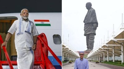 स्टैच्यू ऑफ यूनिटी देखने पहुंचे उमर अब्दुल्ला, पीएम मोदी ने बताया एकता का संदेश