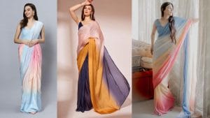 चिफ़ॉन साड़ी