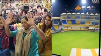 श्री महाकालेश्वर मंदिर पहुंची भारतीय महिला क्रिकेट टीम, 19 अक्टूबर को इंदौर के होल्कर स्टेडियम में होगा मुकाबला