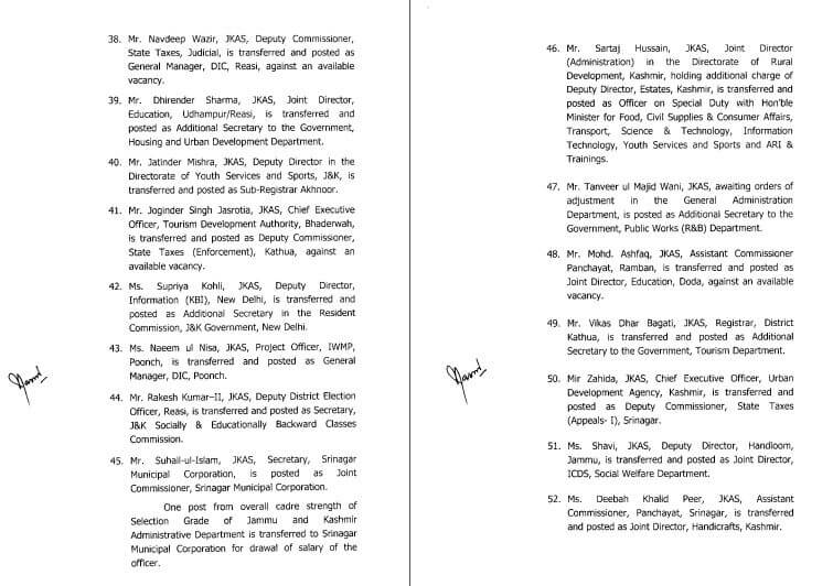 Transfer News 2025 : बड़ा बदलाव, राज्य प्रशासनिक सेवा अधिकारियों के तबादले, जानें किसे क्या सौंपी जिम्मेदारी?