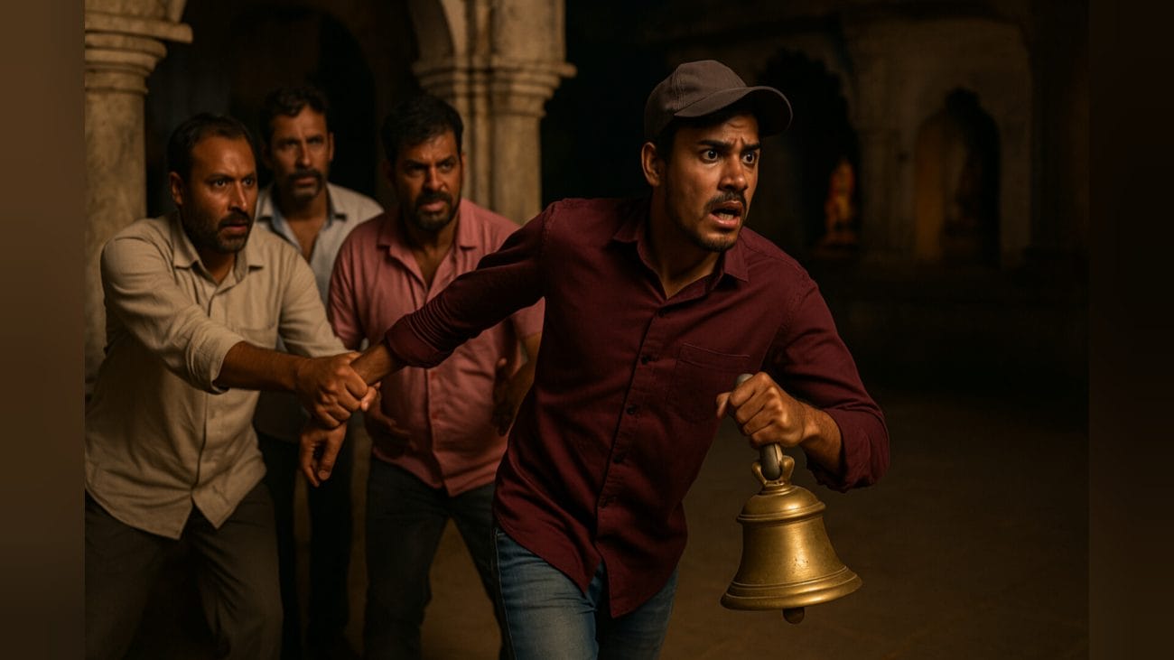 डबरा: गतारी गांव में मंदिर से घंटे चुराते चोर को ग्रामीणों ने रंगेहाथ पकड़ा, चार महीने पहले भी हुई थी 20 घंटों की चोरी